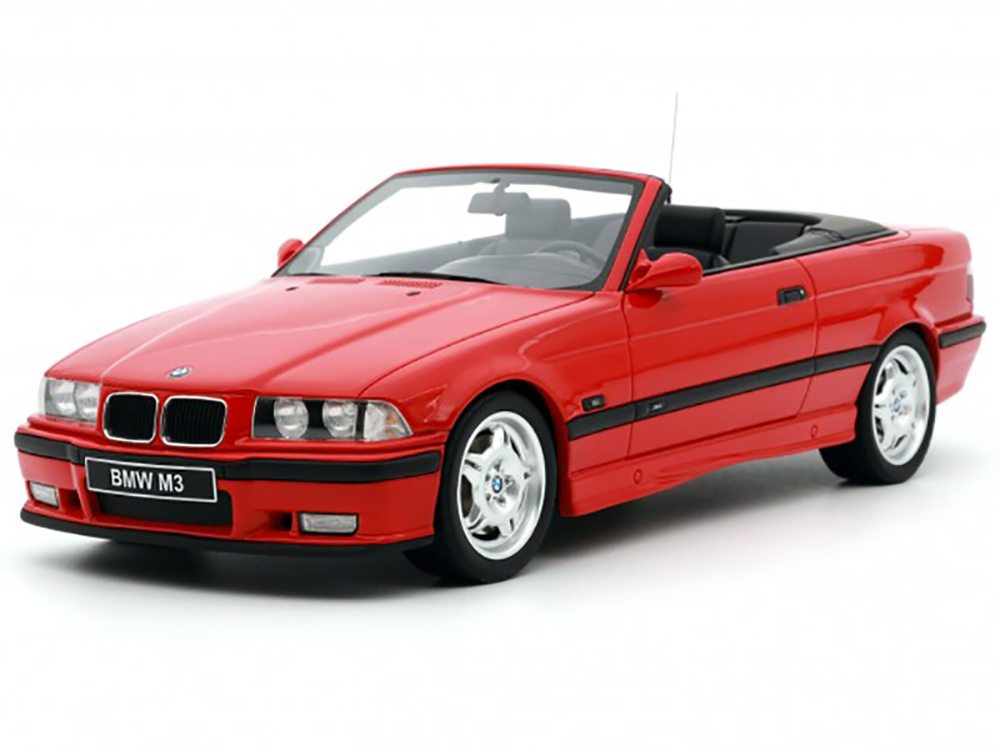 Image of 1995 BMW E36 M3 Convertible Bright Red Limited Edition to 2500 pieces Worldwide 1/18 Model Car by Otto Mobile