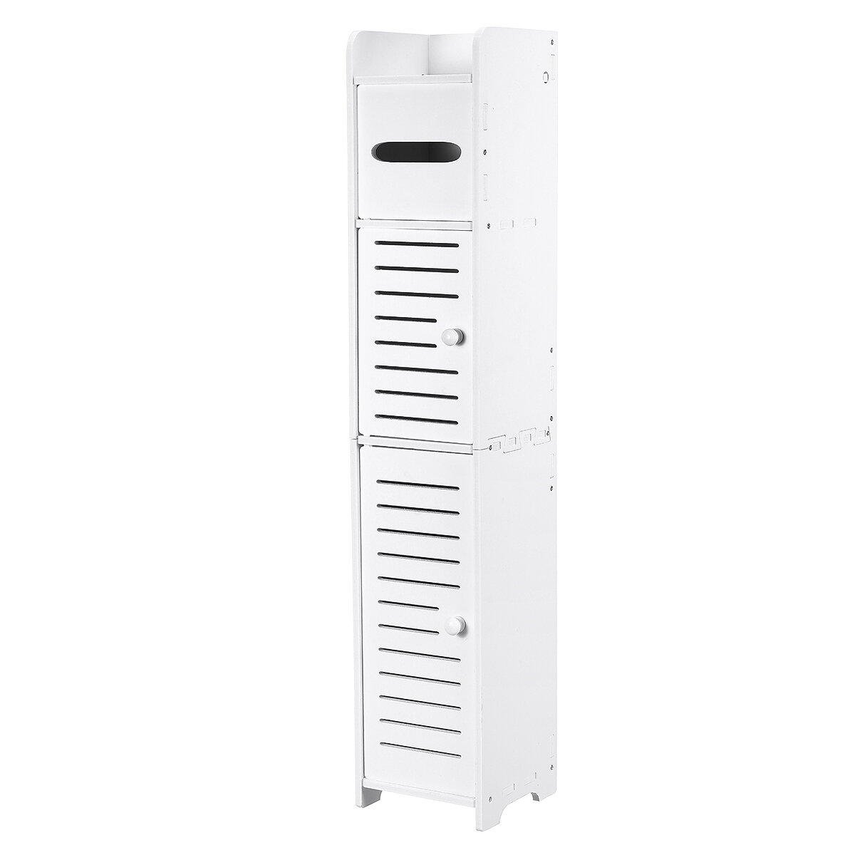 Image of 1PC Bathroom Side Cabinets Side Cabinets Racks Bathroom Floor Storage Cabinets Gap Storage Cabinets