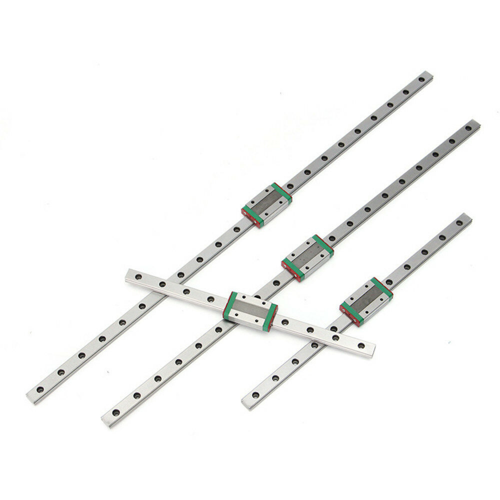 Image of 2-Piece Set Of 250/300/500/550mm MGN12 Miniature Linear Guide With MGN12 H Anti-drop Bead Slider CNC Parts