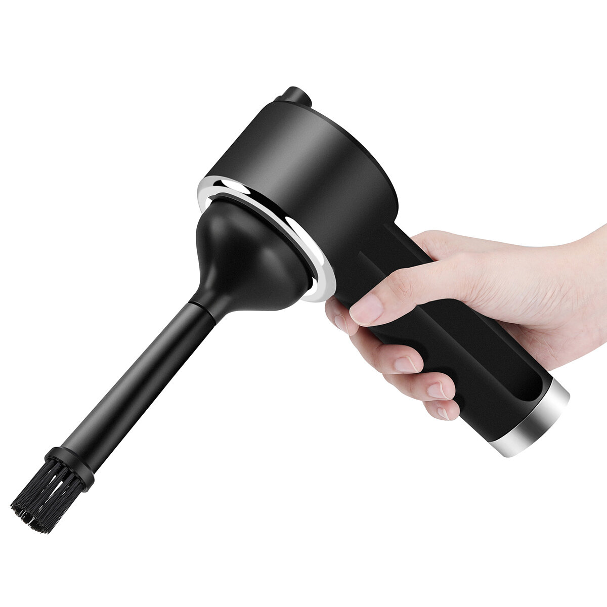 Image of 2 in 1 Cordless Electric Air Duster USB Vacuum Cleaner 2 Gear 5000Pa Powerful Suction Dust Collector 6000mAh Home Car Cl