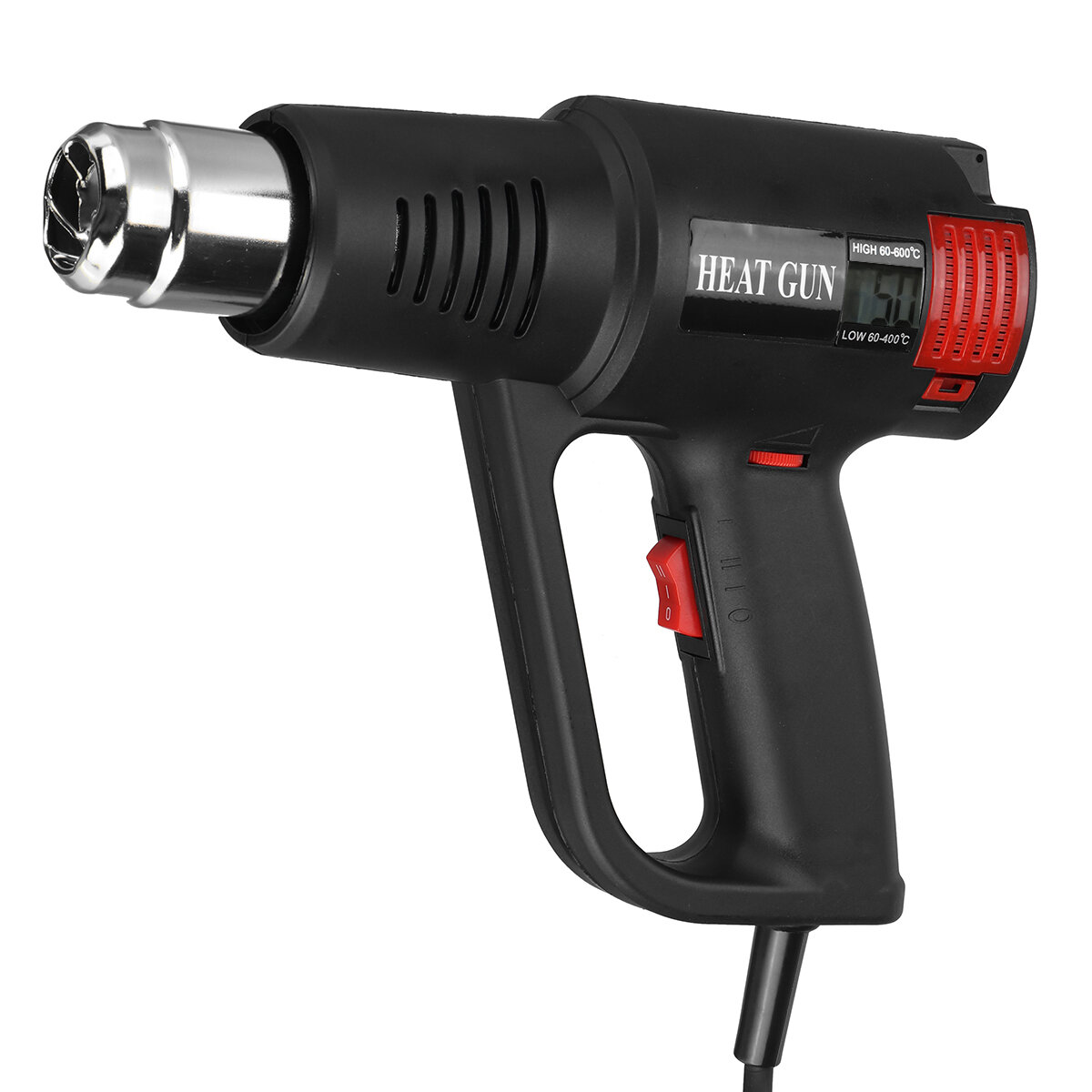 Image of 2000W 60-600℃ Profession Digital Electric Heat Guns 2 Speed Heat Variable Hot Air Power Tool Hair Dryer for Soldering