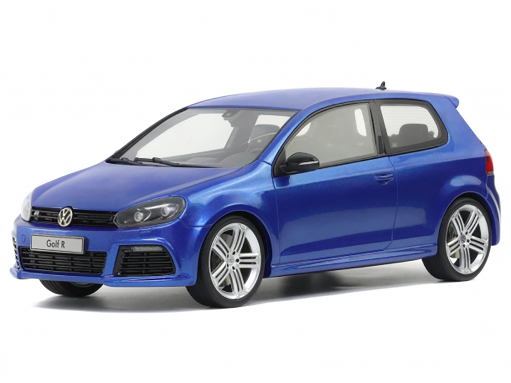 Image of 2010 Volkswagen Golf VI R Rising Blue Metallic Limited Edition to 3000 pieces Worldwide 1/18 Model Car by Otto Mobile
