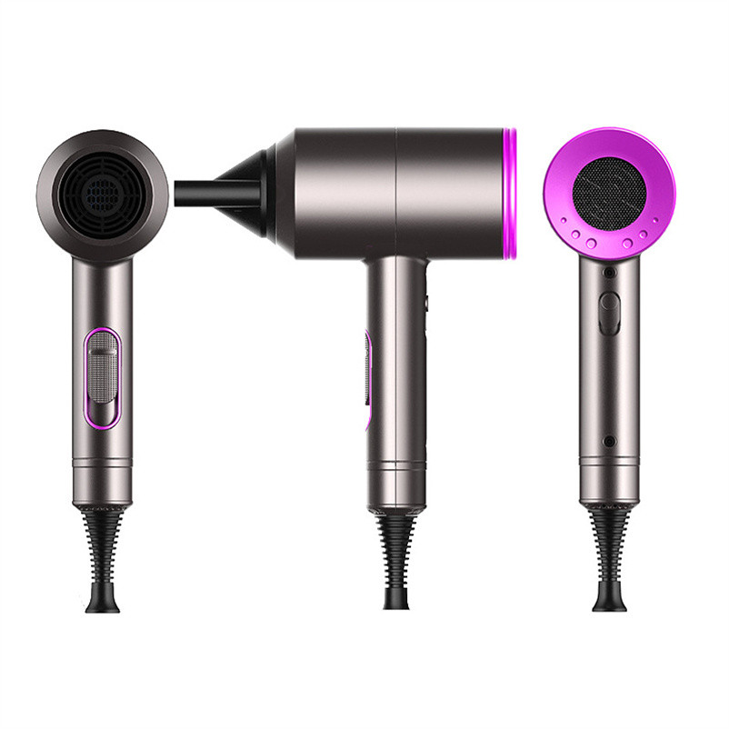 Image of 2022 Winter Hair Dryer Negative Lonic Hammer Blower Electric Professional Hot &Cold Wind Hairdryer Temperature Hair Care Blowdryer