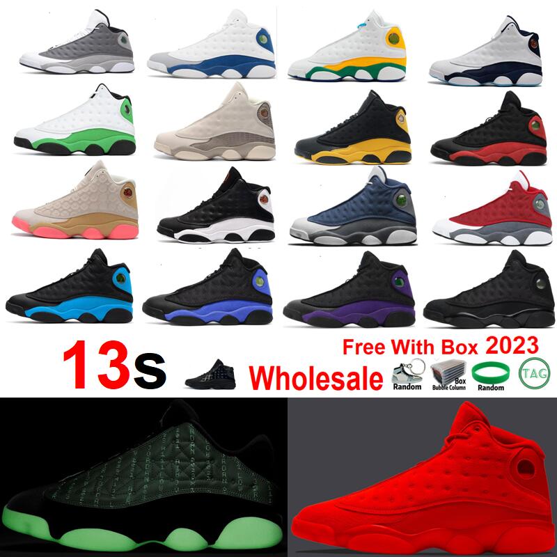Image of 2023 Playoffs 13 French Blue Basketball Shoes Diablo 13s Obsidian Brave Blue Singles Day Houndstooth Atmosphere Grey Black Cat Court Purple