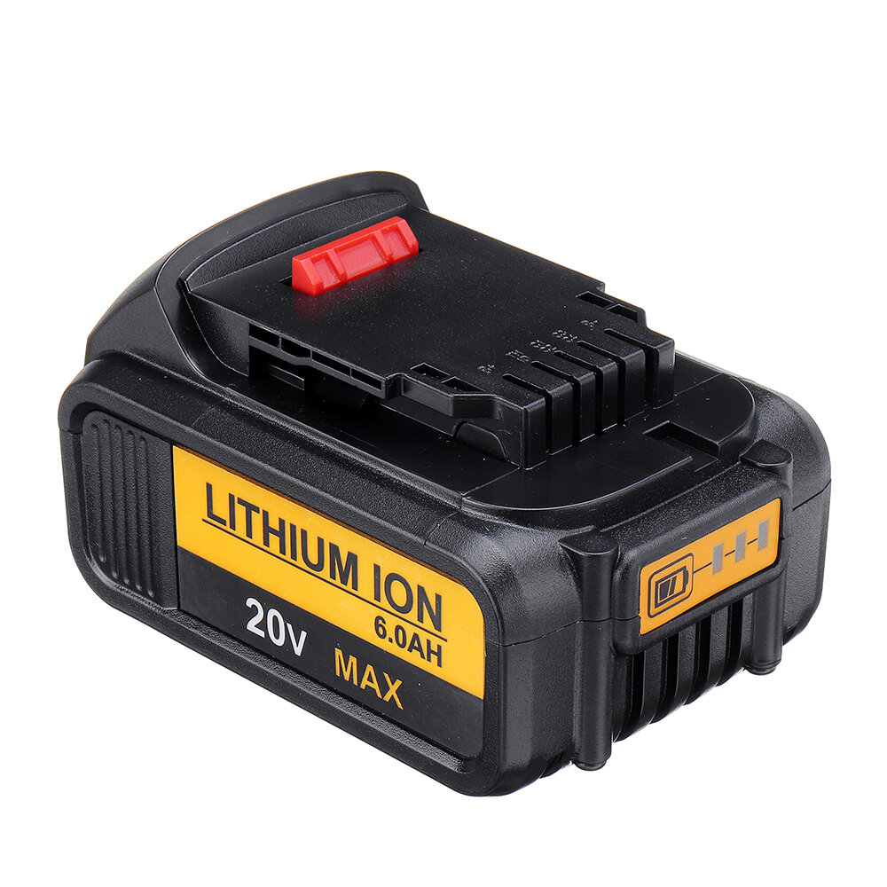 Image of 20V 60Ah Replaceable Power Tool Battery Replacement For Dew DCB200 DCB180 DCB181 DCB182 DCB184 DCB201 DCB203 DCB204 DCB