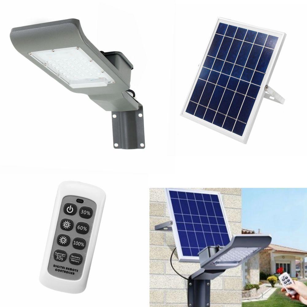 Image of 20W Waterproof 20 LED Solar Light with Long Rod Light/Remote Control Street Light for Outdoor