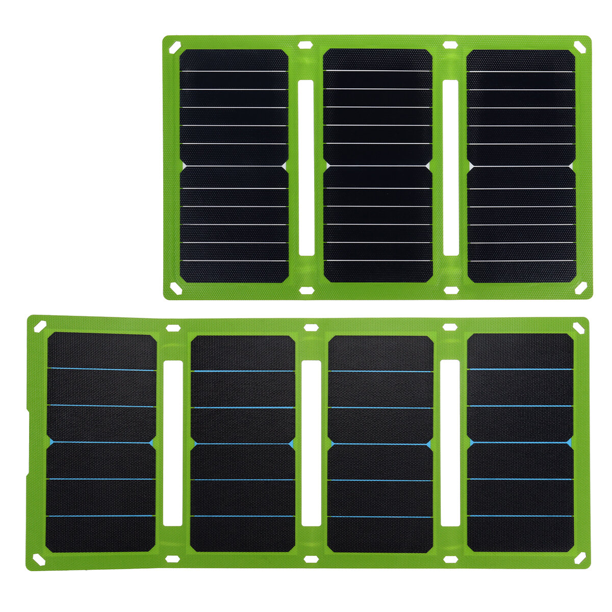 Image of 21W/28W High Efficiency Conversion Portable Solar Folding Bag Charger for Hiking Camping Mobile Phones