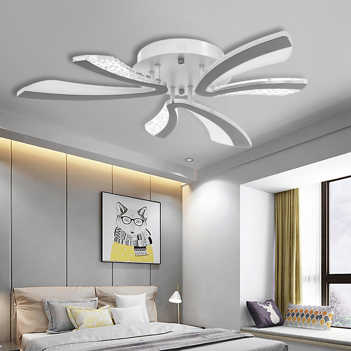 Image of 24/40W 85V-265V LED Ceiling Light Pendant Lamp Dimmable Remote Hallway Living Room Fixture Decor