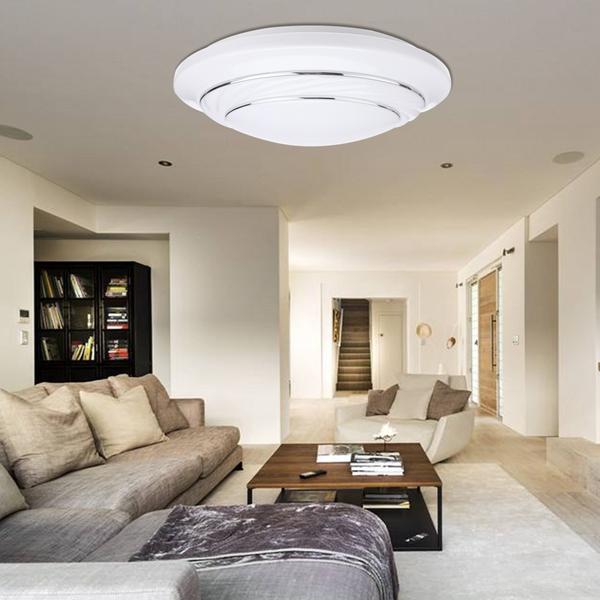 Image of 24W 1900lm LED Ceiling Light Surface Mount Round Panel Lamp Bedroom Living Room 85-265V