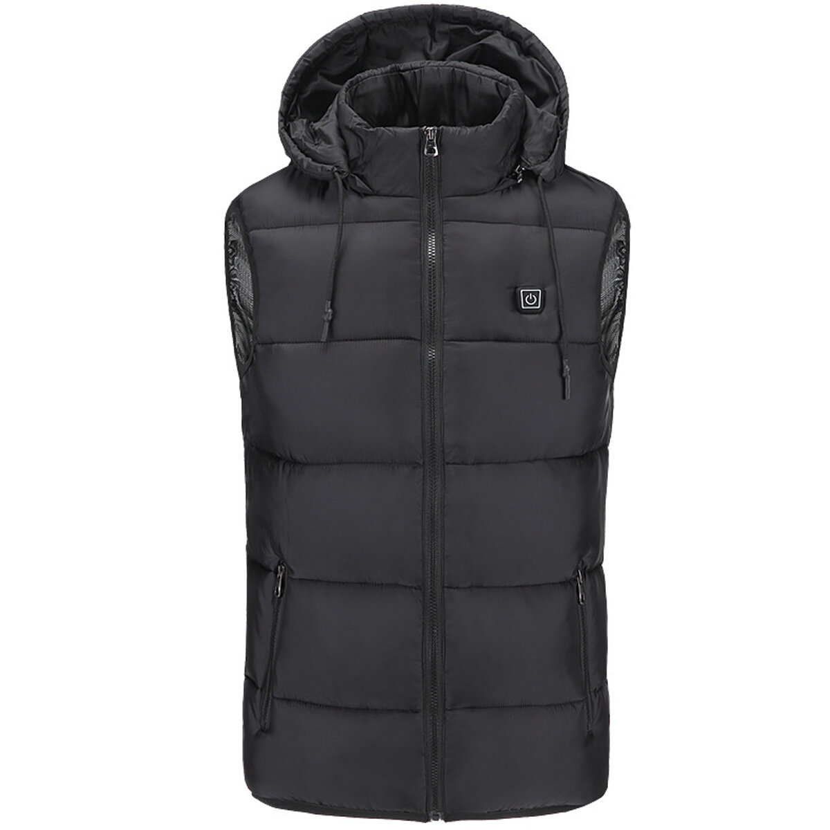 Image of 25-45°C Electric Heated Vest Waistcoat Hooded Winter Warmer USB Charge Heating Jacket Clothing