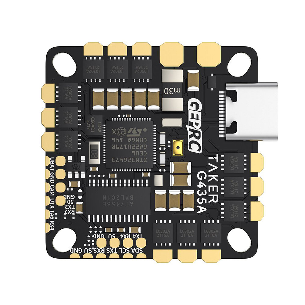 Image of 255x255mm GEPRC TAKER G4 35A AIO Flight Controller 4in1 ESC 2-4S for Cinelog25 V2 FPV RC Racing Drone