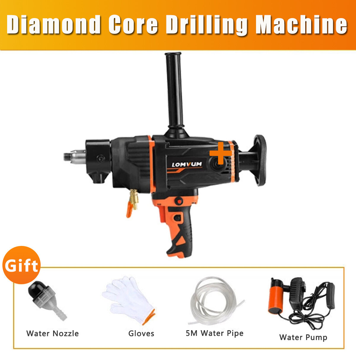 Image of 2600W 220V 1800 rpm Diamond Core Hole PuncherDrilling Machine Infinitely Variable Speed/ 4 Styles