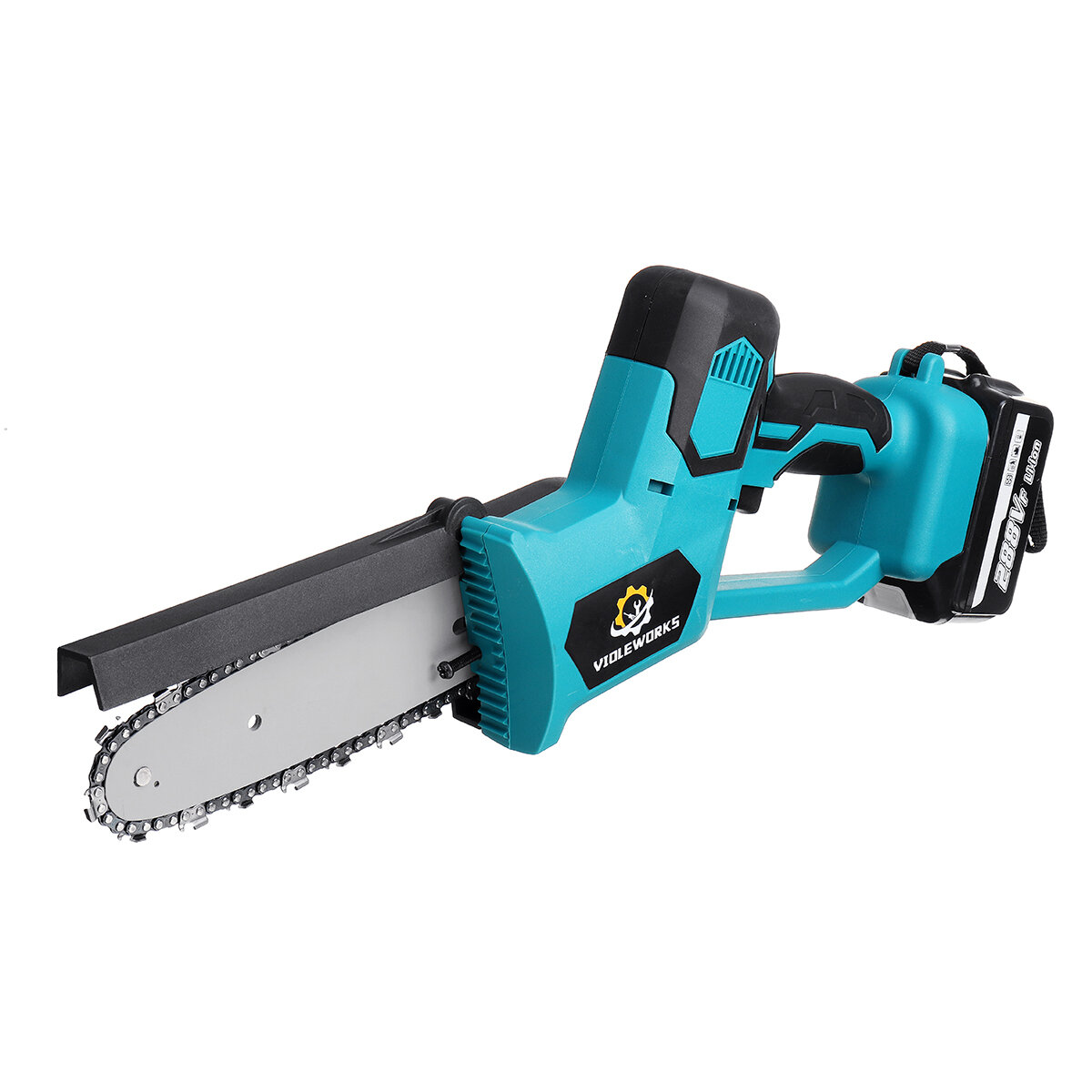 Image of 288VF 8Inch Cordless Electric Chainsaws One-Hand Saw Chain Saw Woodworking Tool W/ 1/2pcs Battery