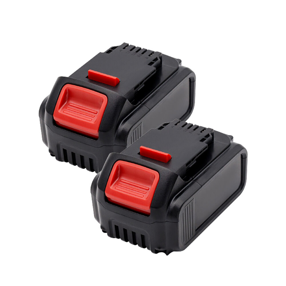 Image of 2Pcs 20V 40Ah Replaceable Power Tool Battery Replacement For Dew DCB200 DCB180 DCB181 DCB182 DCB184 DCB201 DCB203 DCB20