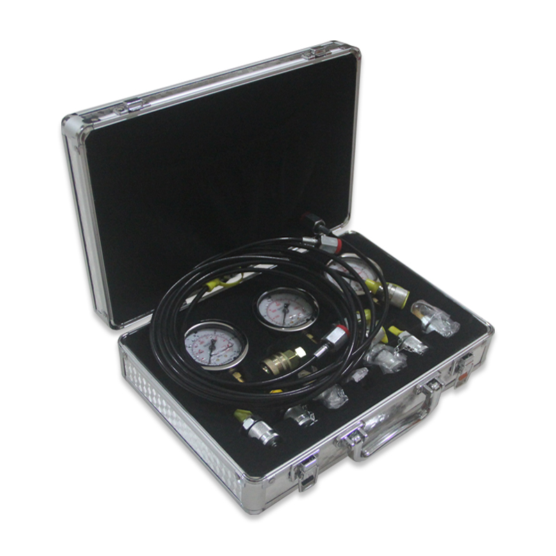 Image of 3 PCS of Hydraulic Oil Pressure Gauge Oil Filled Pressure Meter 600KG 8700PSI Used for Heavy Equipment
