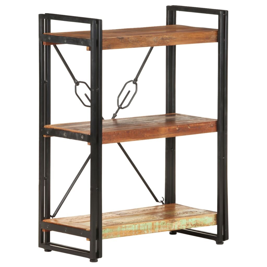 Image of 3-Tier Bookcase 236"x118"x315" Solid Reclaimed Wood