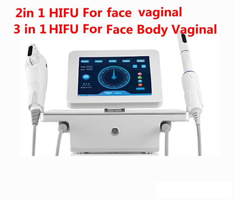 Image of 3 in 1 High Intensity Focused Ultrasound Hifu Machine Wrinkle Removal For Face Lift Body slimming Vaginal Tightening