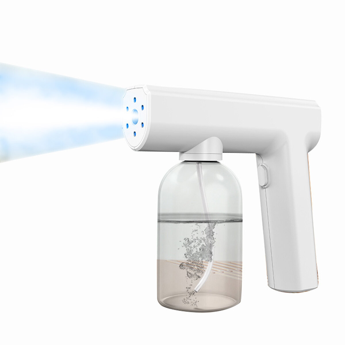 Image of 300ml USB Blue Light Sprayer Hosehold Electric Sprayer Tool Portable Nano Disinfectant Spray Atomizer