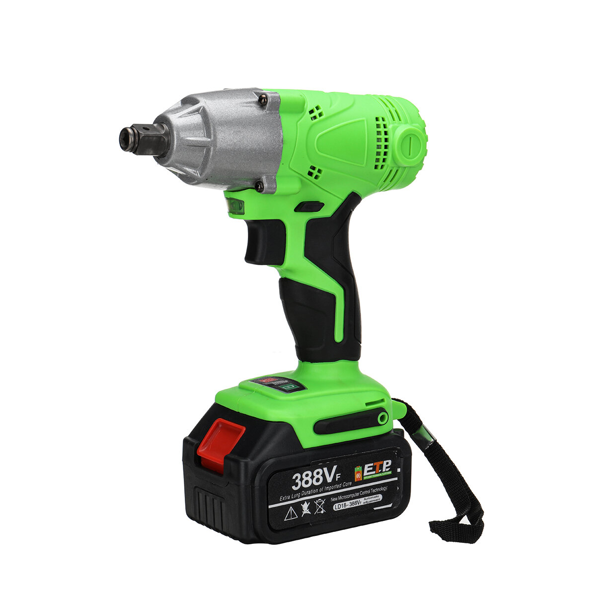 Image of 320Nm 1/2 Inch 1800RPM Electric Cordless Impact Wrench With One/Two 30Ah Battery For Makit Battery