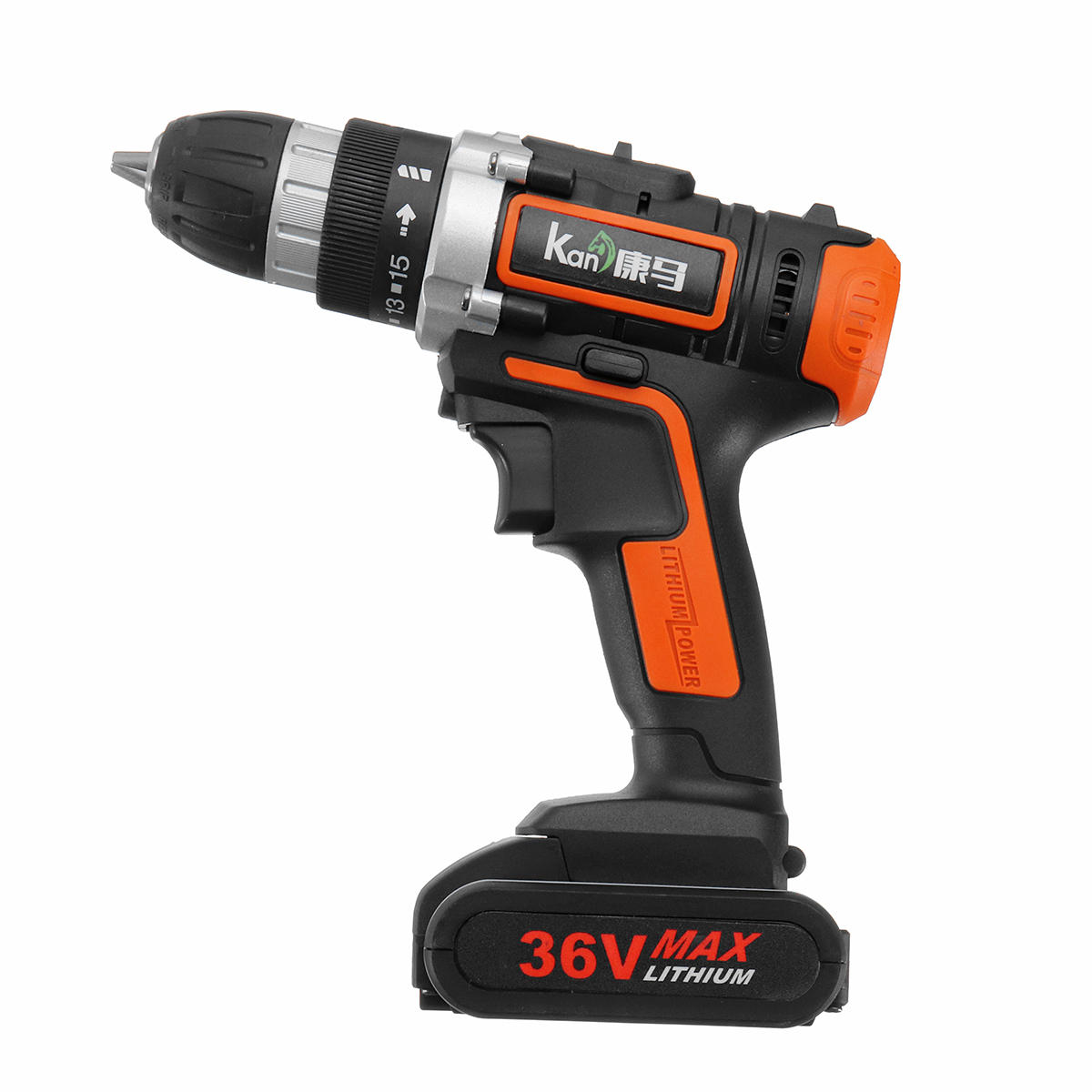 Image of 36V 550Nm Cordless Electric Drill 15+1 Screw Driver with 4800mAh Lithium Battery