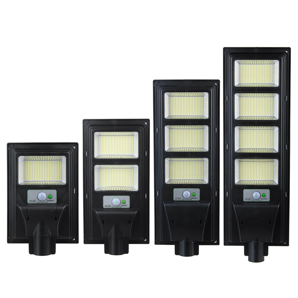 Image of 374/748/1122/1496 LED Solar PIR Motion Power Panel Lamp Outdoor Street Wall Induction Lamp Light