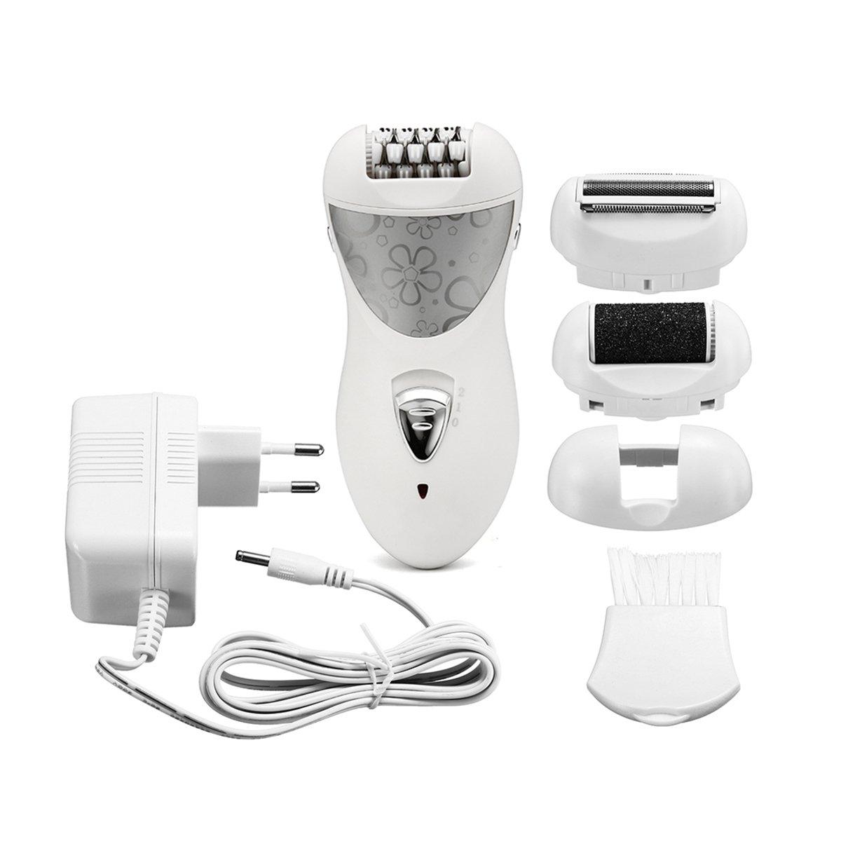 Image of 3in1 Rechargeable Electric Foot File Dead Skin Callus Remover Epilator Hair Remover Shaver Trimmer