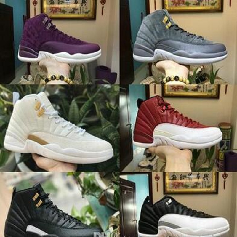 Image of 4 4s mens shoes Bred 2022 basketball Shoes Shoe What Dark Cool Grey Men jumpman 12 12s FIBA Game Royal Blue Sport Sneaker