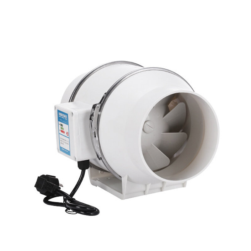 Image of 4 Inch 45W Silent Fan Extractor Duct Hydroponic Inline Exhaust Industrial Vent