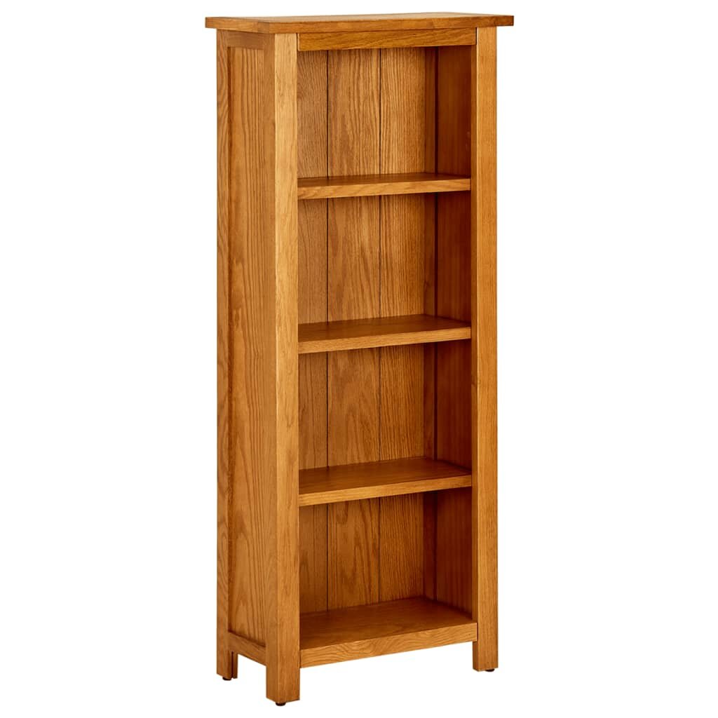 Image of 4-Tier Bookcase 177"x86"x433" Solid Oak Wood