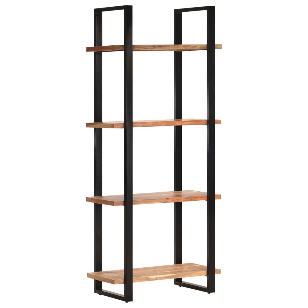 Image of 4-Tier Bookcase 315"x157"x709" Solid Acacia Wood