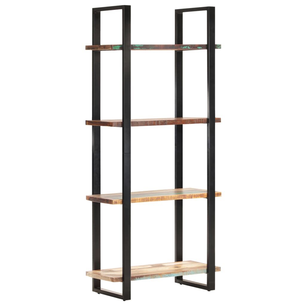 Image of 4-Tier Bookcase 315"x157"x709" Solid Reclaimed Wood