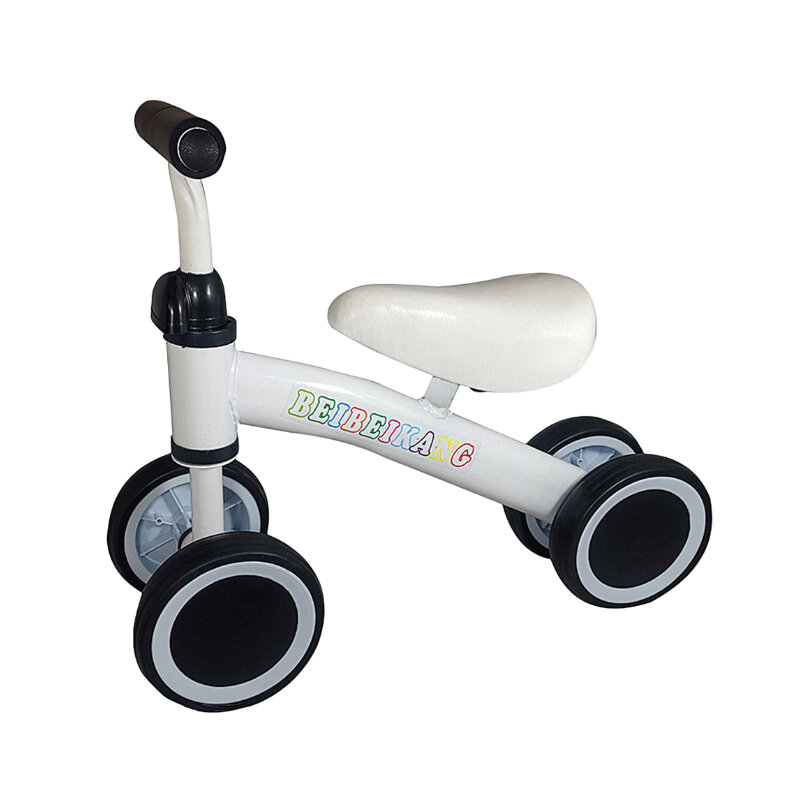 Image of 4 Wheel Kids Adjustable Tricycle Baby Toddler Balance Bike Push Scooter Walker Bicycle for Balance Training for 18 Mouth