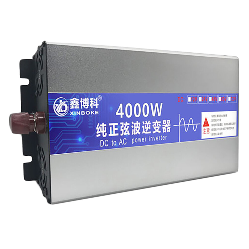 Image of 4000-7000W DC 12/24V/48V to AC 220V Amorphous Pure Sine Wave Inverter Photovoltaic inverter Transformer LCD Display