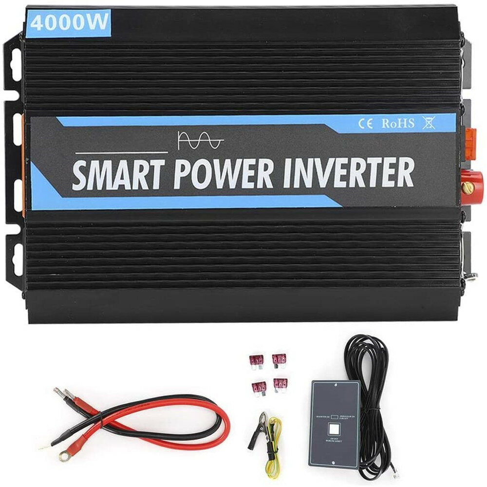 Image of 4000W/5000W/6000W PSW Pure Sine Wave DC12-AC220V Power Inverter with Cooling System Universal for 12V Vehicle