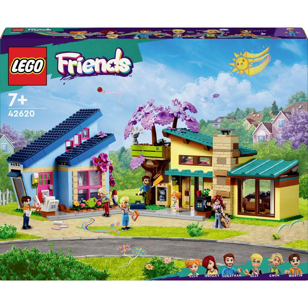 Image of 42620 LEGOÂ® FRIENDS Ollys and Paisleys families house