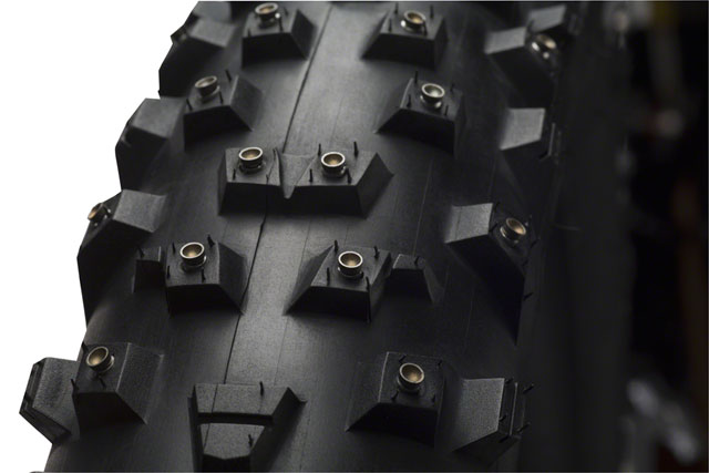 Image of 45NRTH Wrathchild Tire - Tubeless Folding Black 120tpi 252 XL Concave Carbide Aluminum Studs