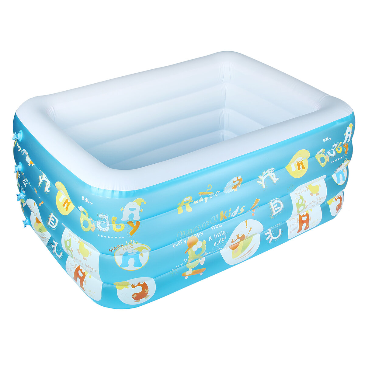 Image of 47/59/71 inch 4-Layer Inflatable Swimming Pool Baby Bathtub With 19Pcs Accessories