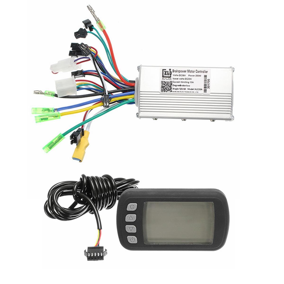 Image of 48V 350W BLDC Motor Speed Controller LCD Display For MTB E-Bike Scooter Model A