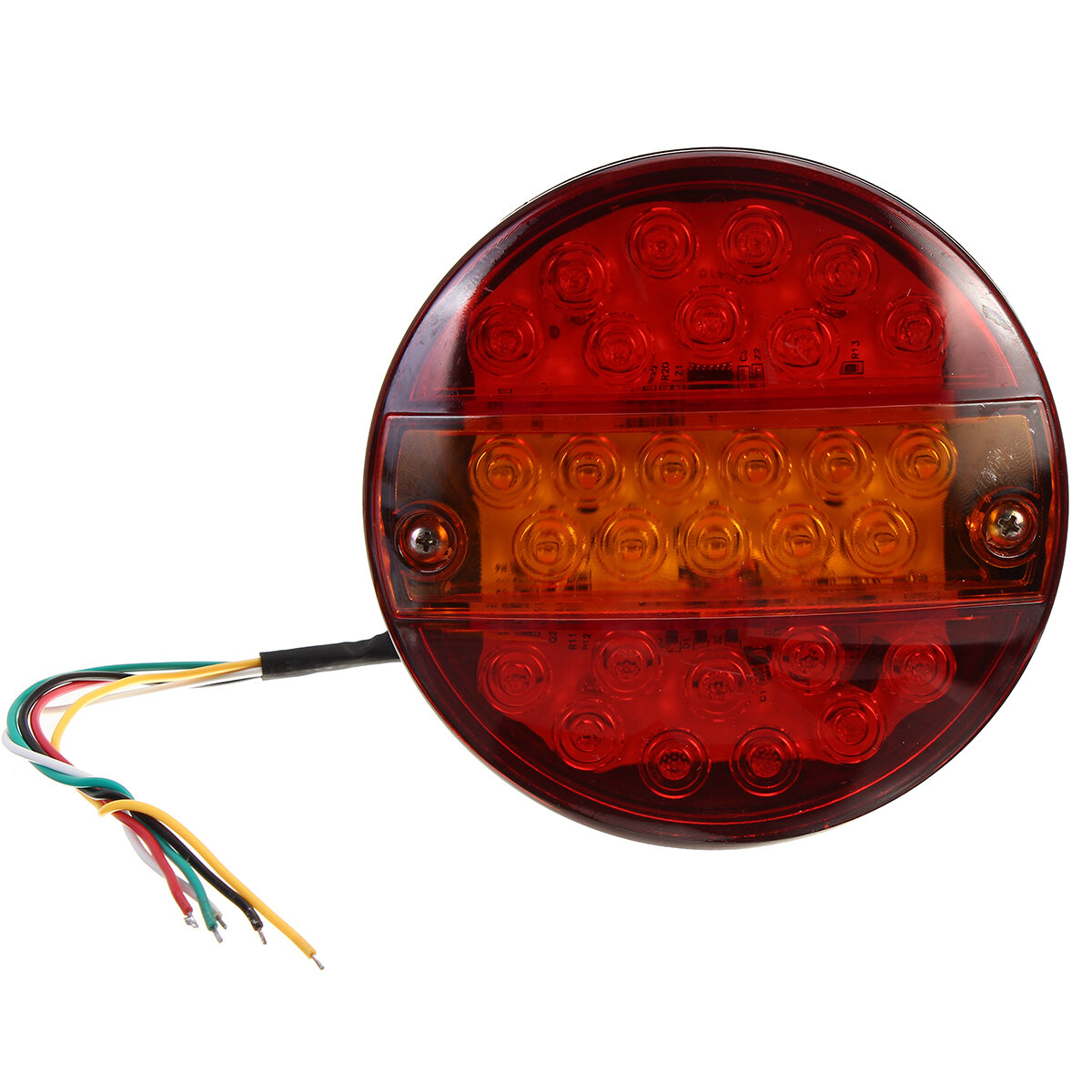 Image of 4Pcs12V Led Tail Light Hamburger Rear Lamp Stop Indicator Brake 4 Function