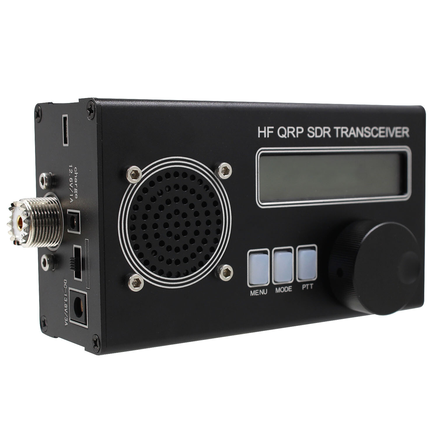 Image of 5-10W USDX USDR HF QRP SDR Transceiver SSB/CW Transceiver 8-Band DSP SDR + Microphone +Battery + Charger