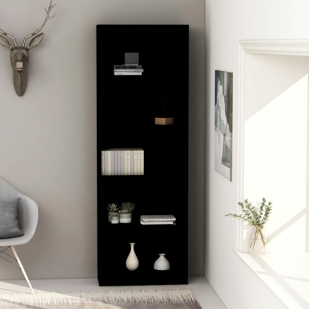 Image of 5-Tier Book Cabinet Black 236"x94"x689" Chipboard
