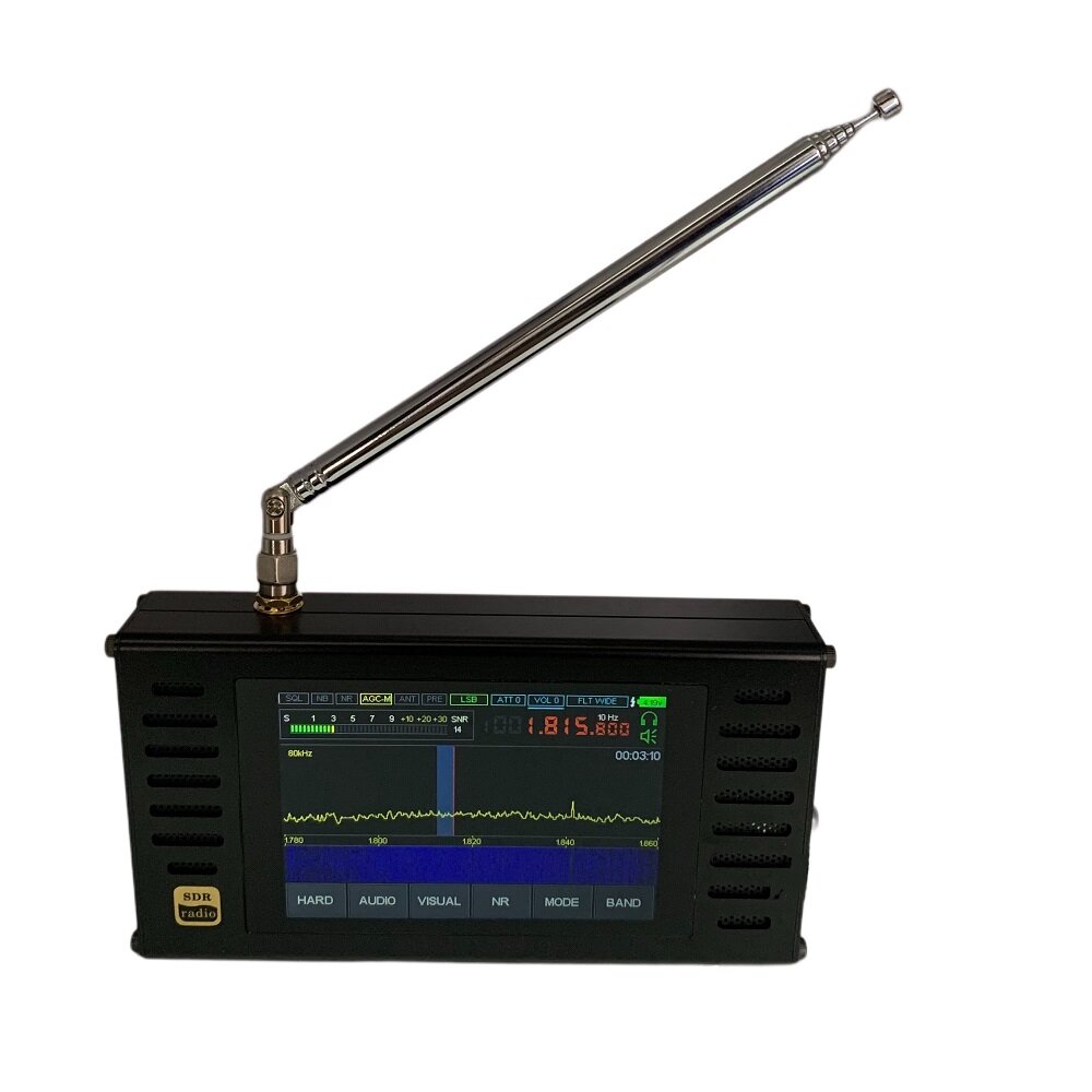 Image of 50KHz-2GHZ V4 Malachite SDR DSP SDR Radio Receiver AM/SSB/NFM/WFM Shortwave Radio with Speaker Expansion Module