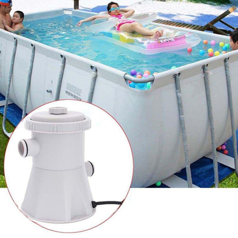 Image of 530 Gallon Swimming Pool Filter Pump Inflatable Pool Water Cleaning Tool Summer Bath Pools Accessories