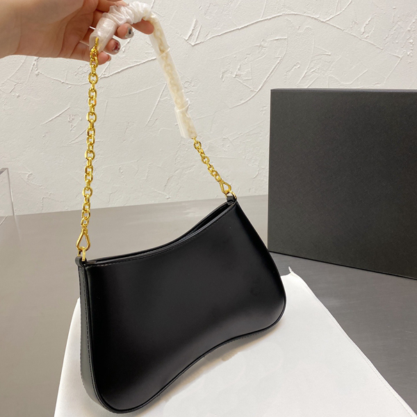 Image of 5A handbags designer bag Woman the tote bags Fashion 2022 Luxury Simple Chain Shoulder Bag vintage handbag Ladies PU crossbody underarmbags