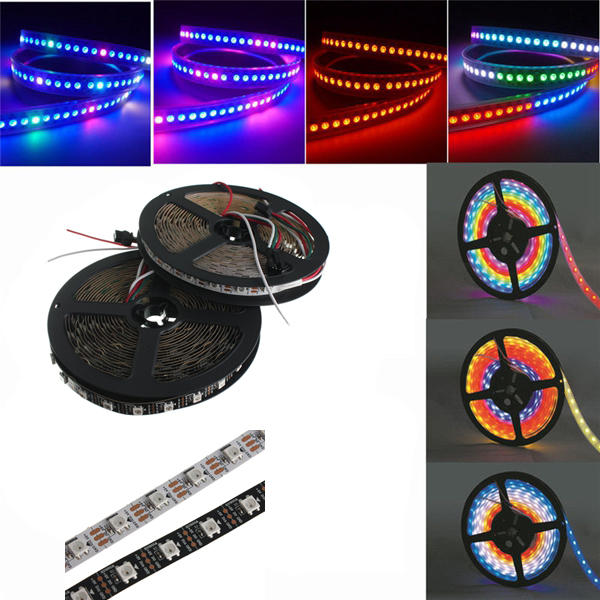 Image of 5M WS2812B 5050 RGB Non-Waterproof 300 LED Strip Light Dream Color Changing Individual Addressable DC 5V