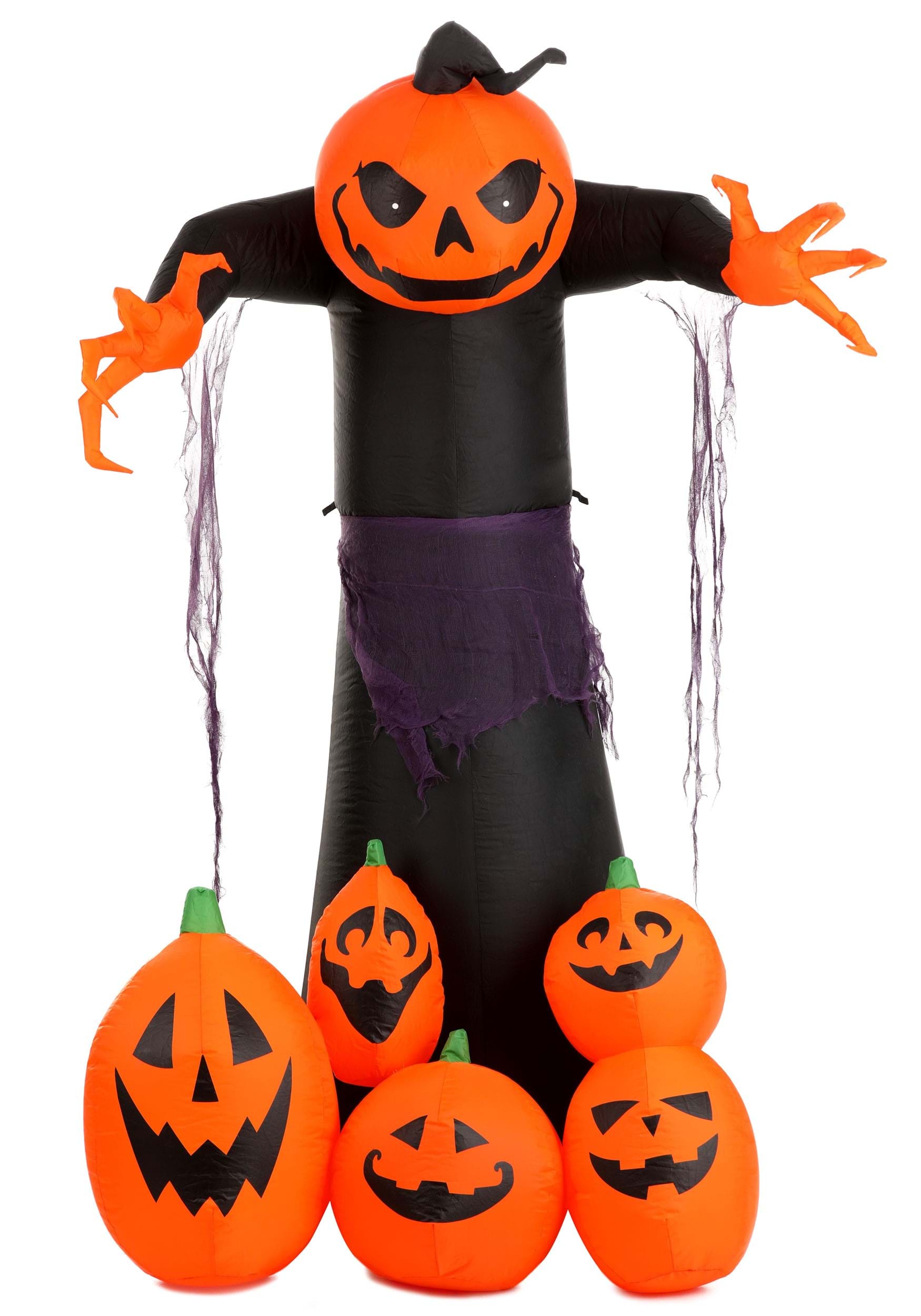 Image of 6 Foot Ghostly Pumpkin Decoration ID FUN4275-ST