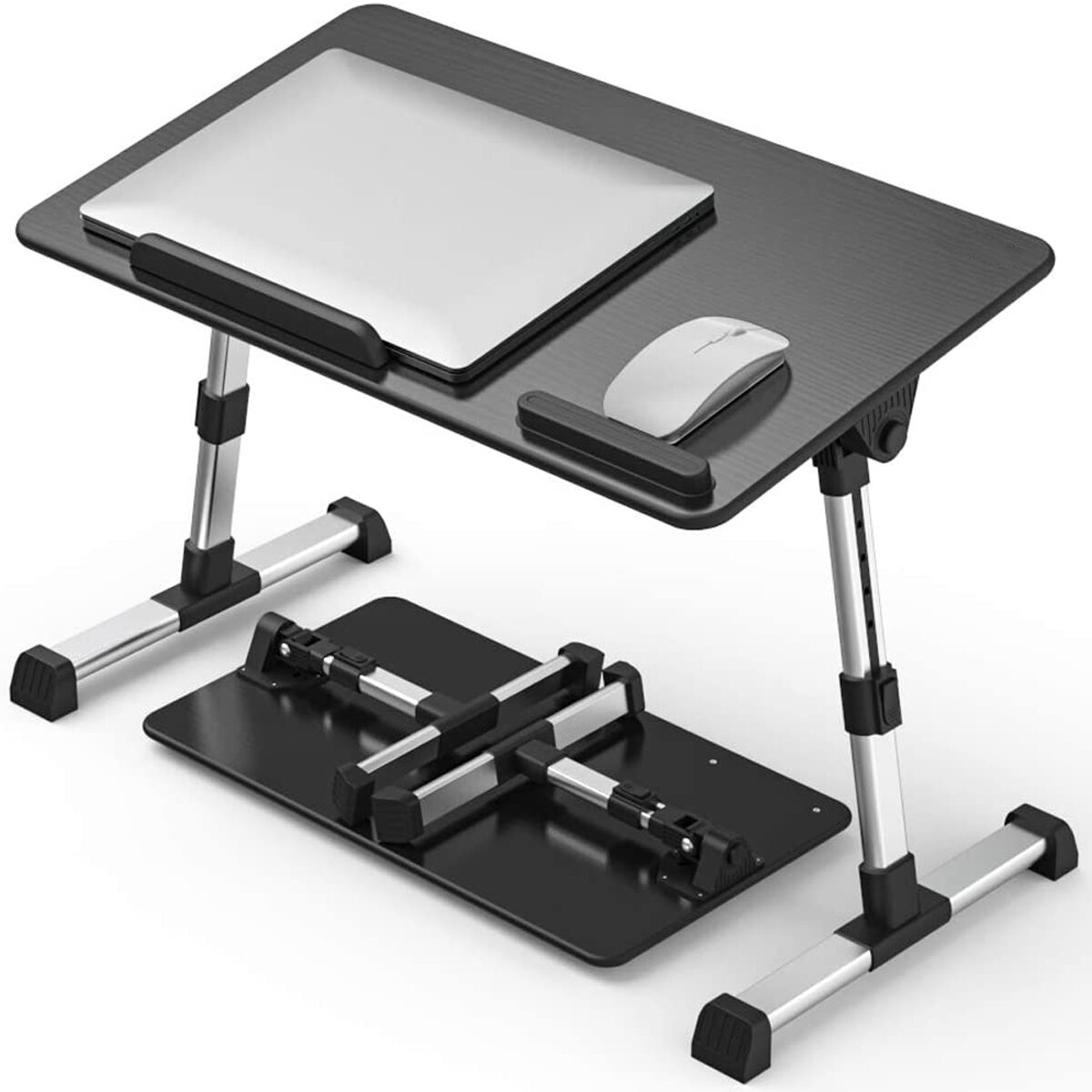Image of 60*33cm Folding Liftable Height 4-Gear Angle Adjustable Macbook Tablet Folding Desk