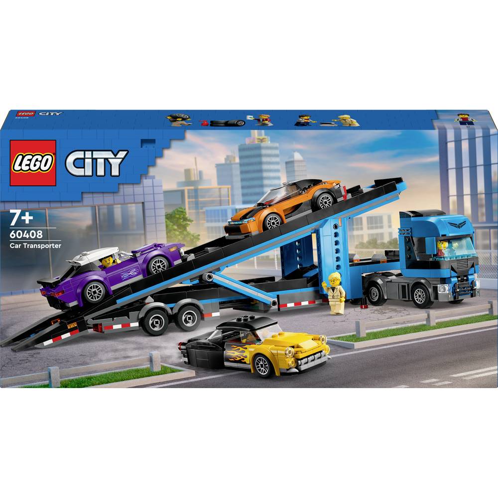 Image of 60408 LEGOÂ® CITY Car transport with sport wagon