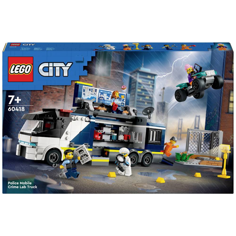 Image of 60418 LEGOÂ® CITY Police print with laboratory