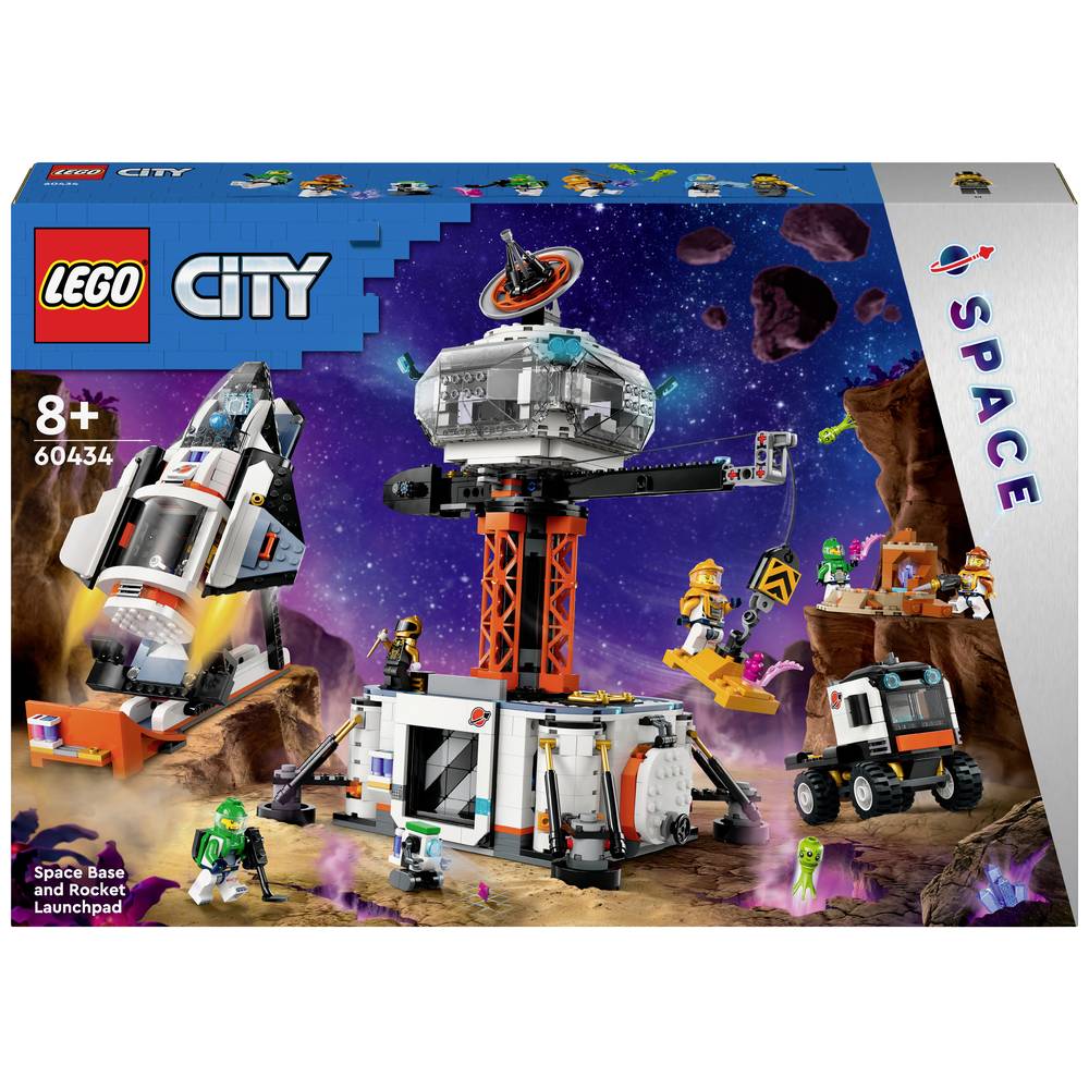 Image of 60434 LEGOÂ® CITY Space base with starting ramp